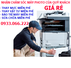 Bảo trì sửa máy photocopy trọn gói- CHẤT LƯỢNG TPHCM